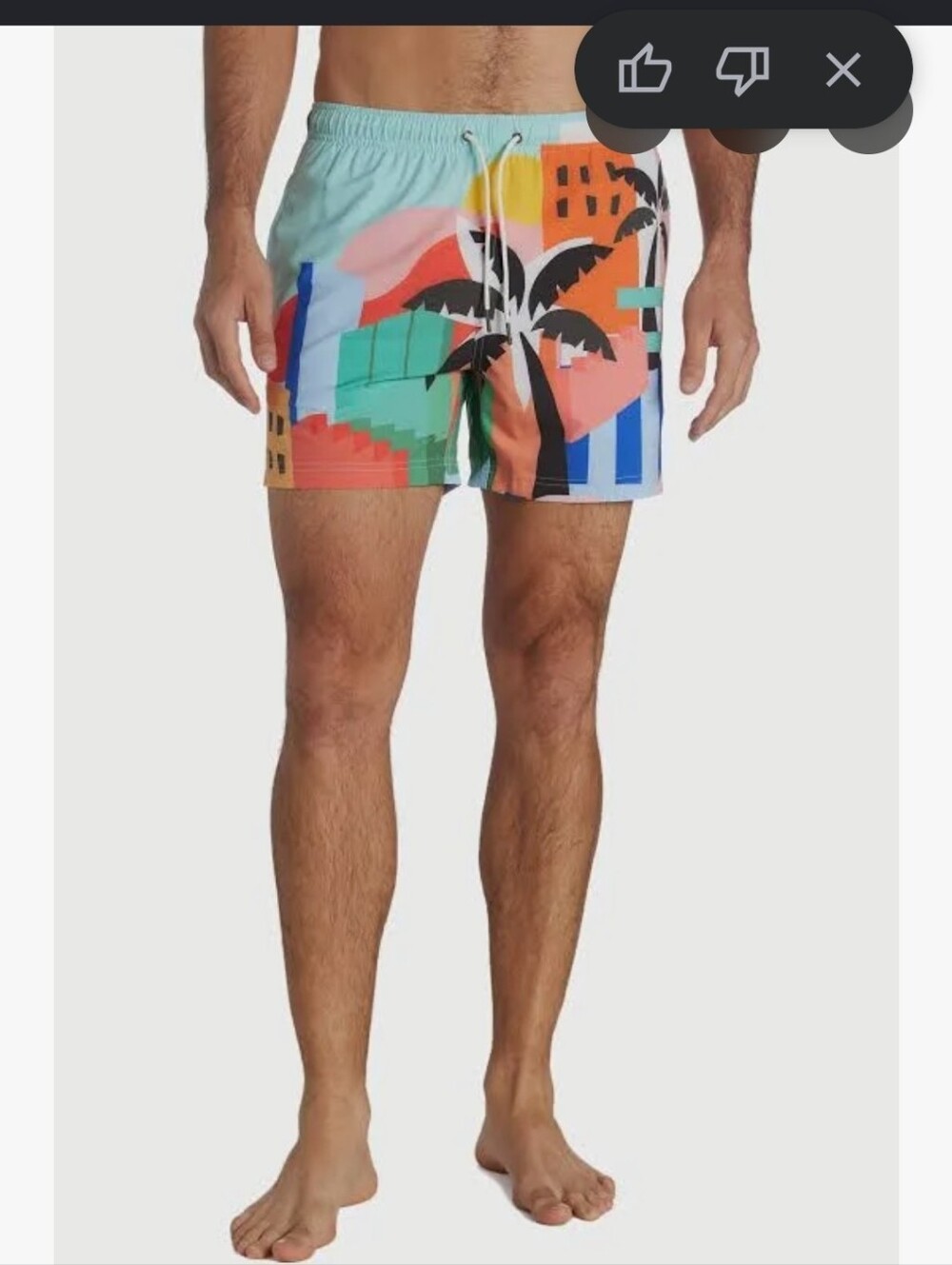 NWT Mavrans Men's Havana Swim Trunks - Picture 3 of 5